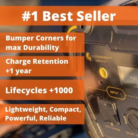 LionEnergy Safari LT 450Wh Portable Solar Generator Kit