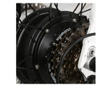 Ecotric Fat Tire Folding Electric Bike Black Wheel