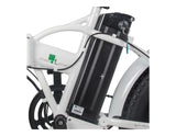 Ecotric Fat Tire Folding Electric Bike Black Wheel