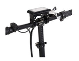 Ecotric 48V folding fat ebike with LCD display - Matt Black