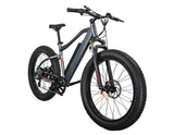 GlareWheel All Terrain Black Fat Tire Electric Bike 26 Inch