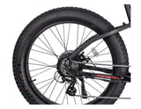 GlareWheel All Terrain Black Fat Tire Electric Bike 26 Inch