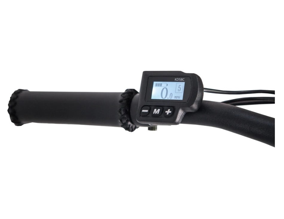 GlareWheel All Terrain Black Fat Tire Electric Bike 26 Inch