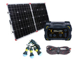 LionEnergy Safari LT 450Wh Portable Solar Generator Kit