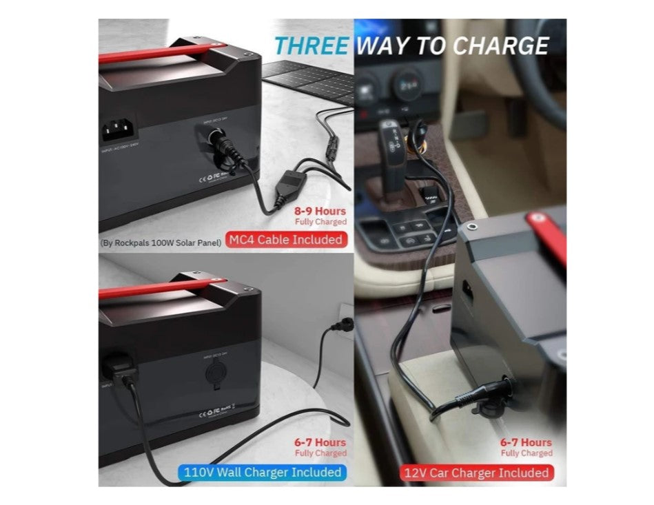 Rockpals 300W Portable Power Station