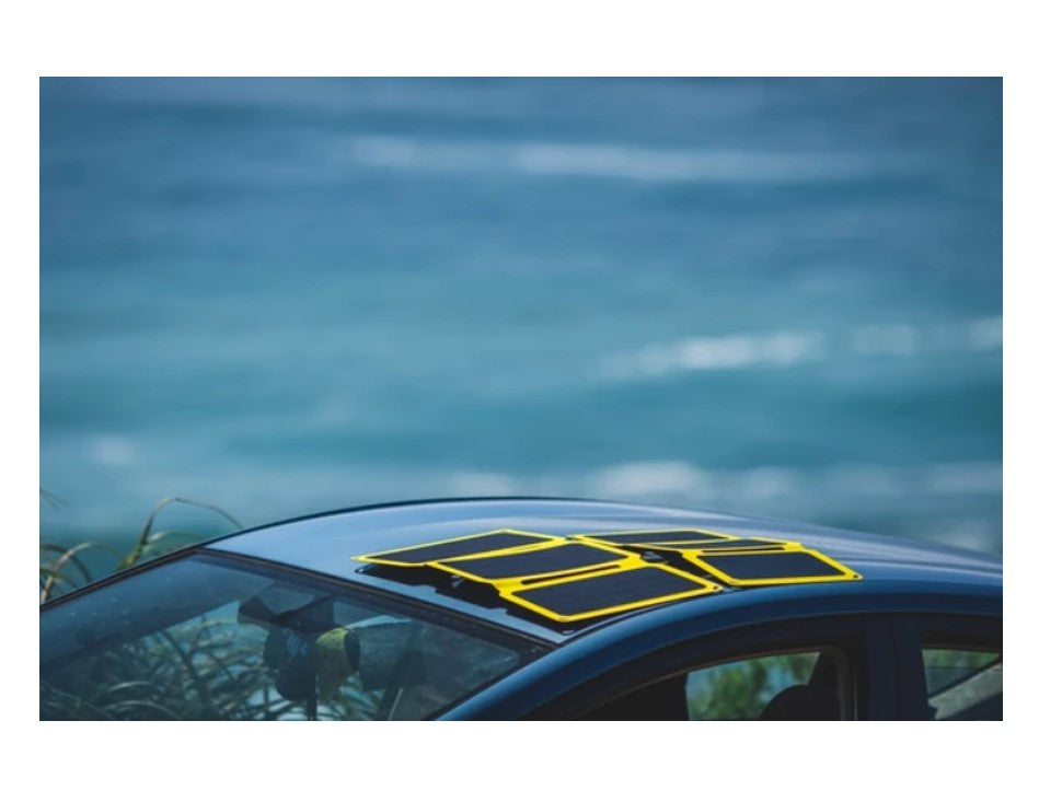 SunJack 25W Portable Solar Charger + 2 Powerbanks