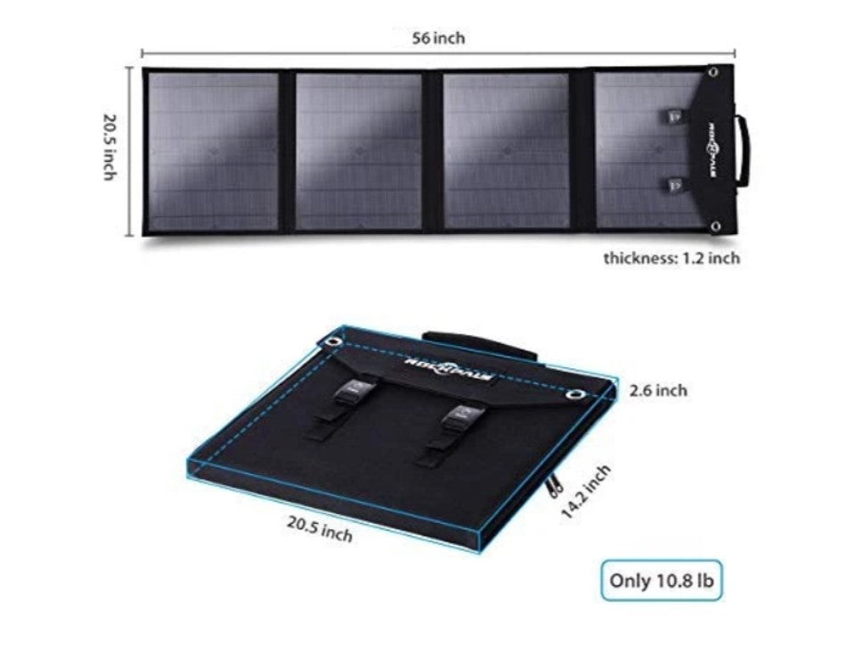 Rockpals Portable Solar Power Kit 1300W with Solar Panel 200W