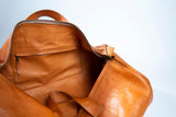 Vacaciones Tan Leather Duffel Bag