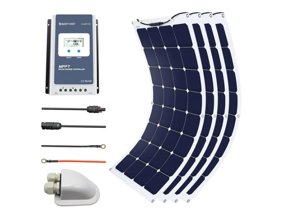 ACOPOWER 440Watts Flexible Solar RV Kit