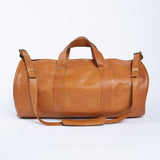 Vacaciones Tan Leather Duffel Bag