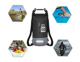 Dry Bag Waterproof Dual Strap Roll Top Floating Backpack