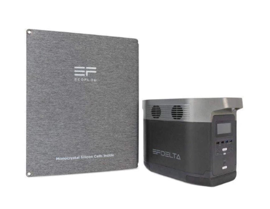 EF ECOFLOW Portable Power Station DELTA 1300, 1260Wh Solar Powered
