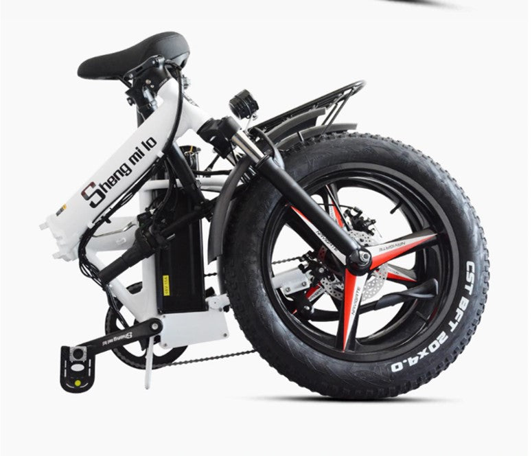 folding fat tire electric bike