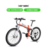 Electric bicycle 48V500W | Foldable Mountain Bike Lithium Battery