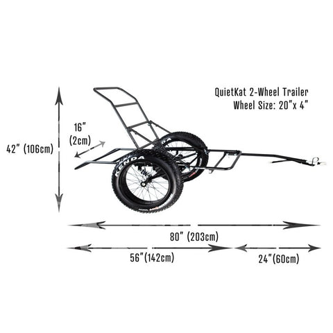 QuietKat CARGO TRAILER – (2 WHEEL)