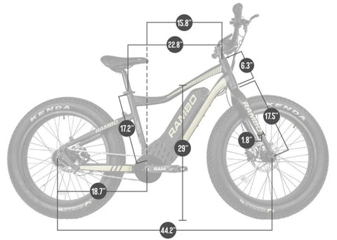 RAMBO RYDER 750W 24" All Terrain Fat Tire Electric Bike