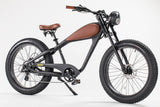 Revi Bikes Cheetah Cafe Racer Fat Tire Electric Bike