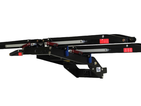 SUPER DUTY DOUBLE BIKE RACK FOR ELECTRIC BIKES WITH FAT TIRE KIT INSTALLED