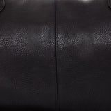 Gunner Black Vegan Leather Duffle Bag
