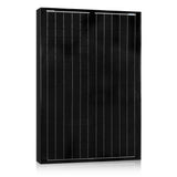 ACOPOWER 100 Watts All Black Mono Solar Panel, 12V