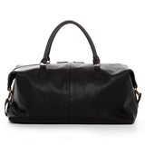 Gunner Black Vegan Leather Duffle Bag