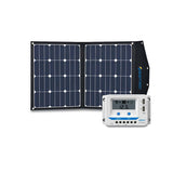 ACOPOWER 80W Foldable Solar Suitcase with 10A LCD Charge Controller