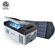 LiONCooler Combo, X15A Portable Solar Fridge/Freezer (16 Quarts) and 90W Solar Panel